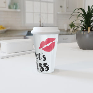 Words Ceramic Travel Mug
