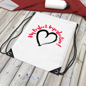 Words Perfect Impertection Gym Bag