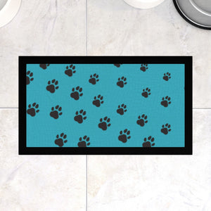 Paws Ocean Pet Bowl Mat