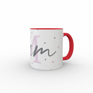 Mum M Two Tone Mug