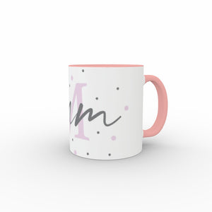 Mum M Two-Tone Mug