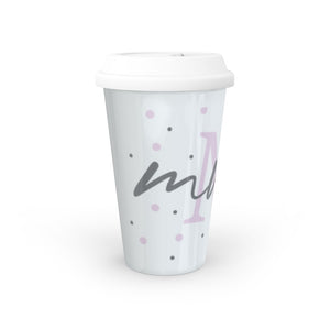 Mum M Ceramic Travel Mug