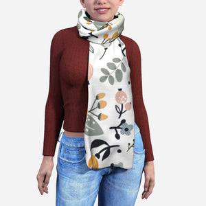 Flower Berry Blanket Scarf