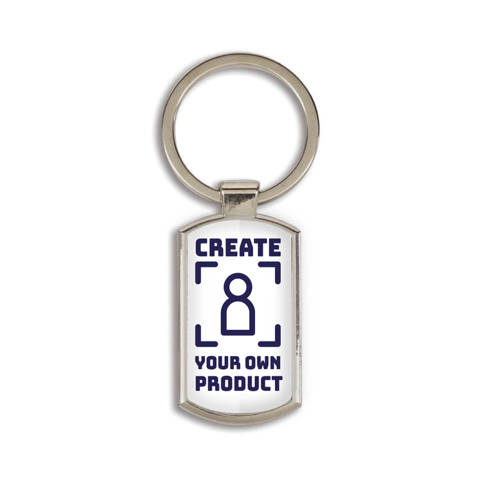 Upload Your Own/Personalise Metal Keyring