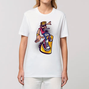 Outdoor Skateboarder Cotton T-Shirt