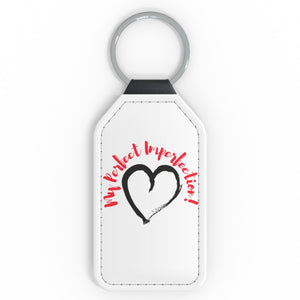 Words Perfect Imperfection Keyrings
