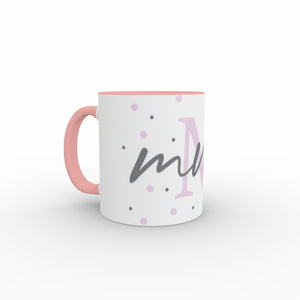 Mum M Two-Tone Mug