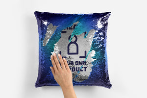 Upload Your Own/Personalise Magic Sequin Cushion